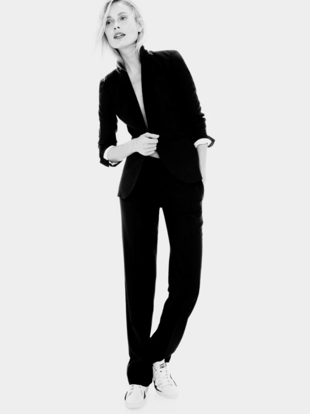 J. Crew wool blend black trousers 6P